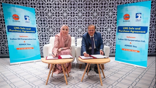 ADNOC Gas signs 14-Year LNG supply agreement with IndianOil
