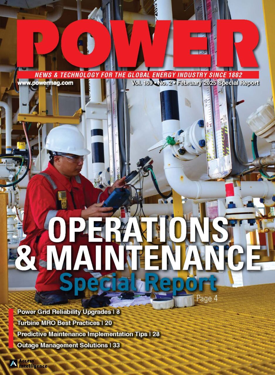 POWER Magazine February 2025 Operations and Maintenance Special Report Preview