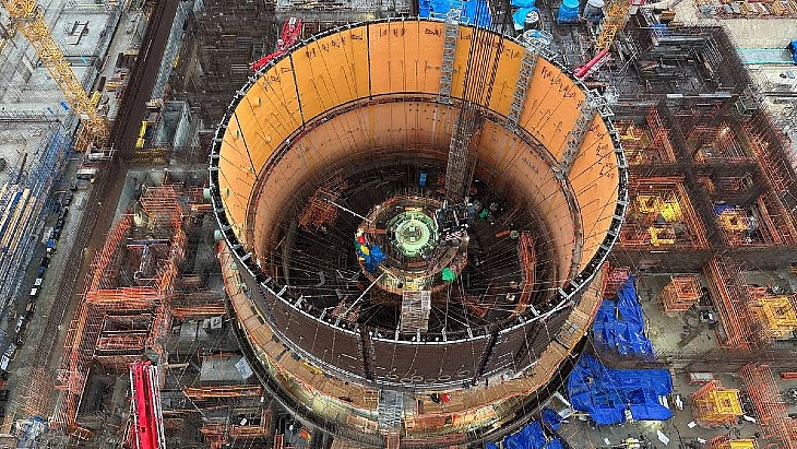 Second tier of El Dabaa unit 2’s inner containment shell installed