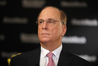 BlackRock CEO Fink Says Nationalistic US Policies to Stoke Inflation