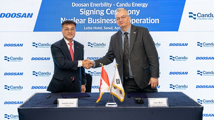 Doosan selected as Candu Energy preferred vendor