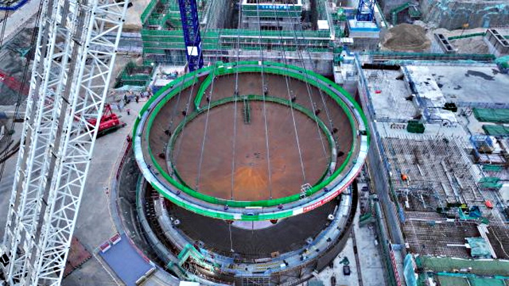 Assembly of Lufeng 1 containment vessel starts
