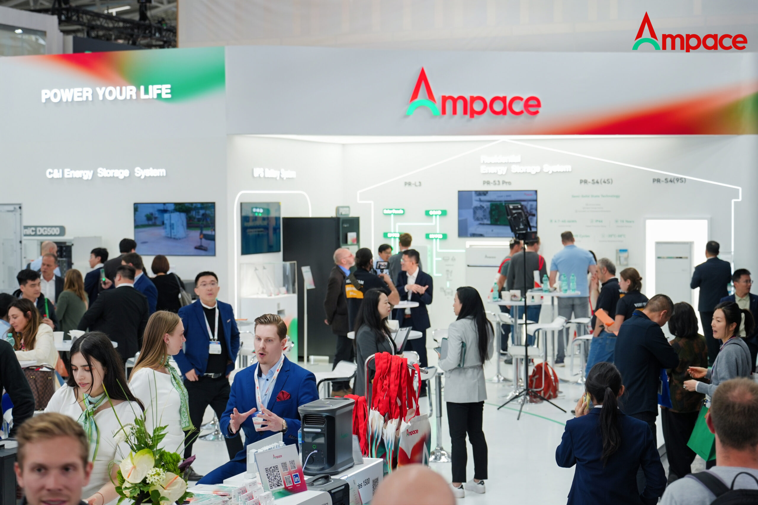Ampace Showcases ONEN Strategy and Award-Shortlisted Project at Intersolar Europe