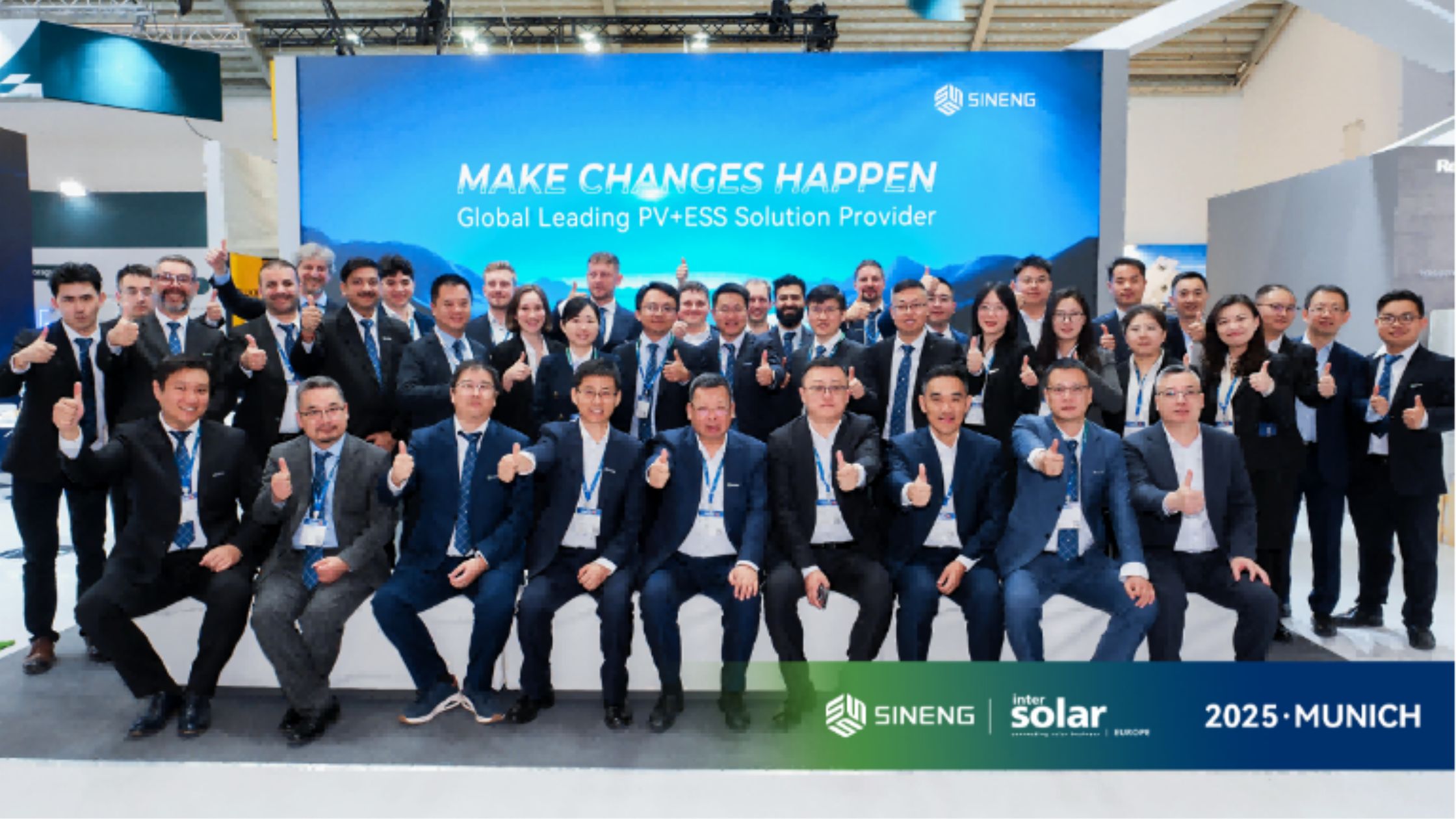 Sineng Electric Showcases Its Latest PV+ESS Solutions at Intersolar Europe 2025