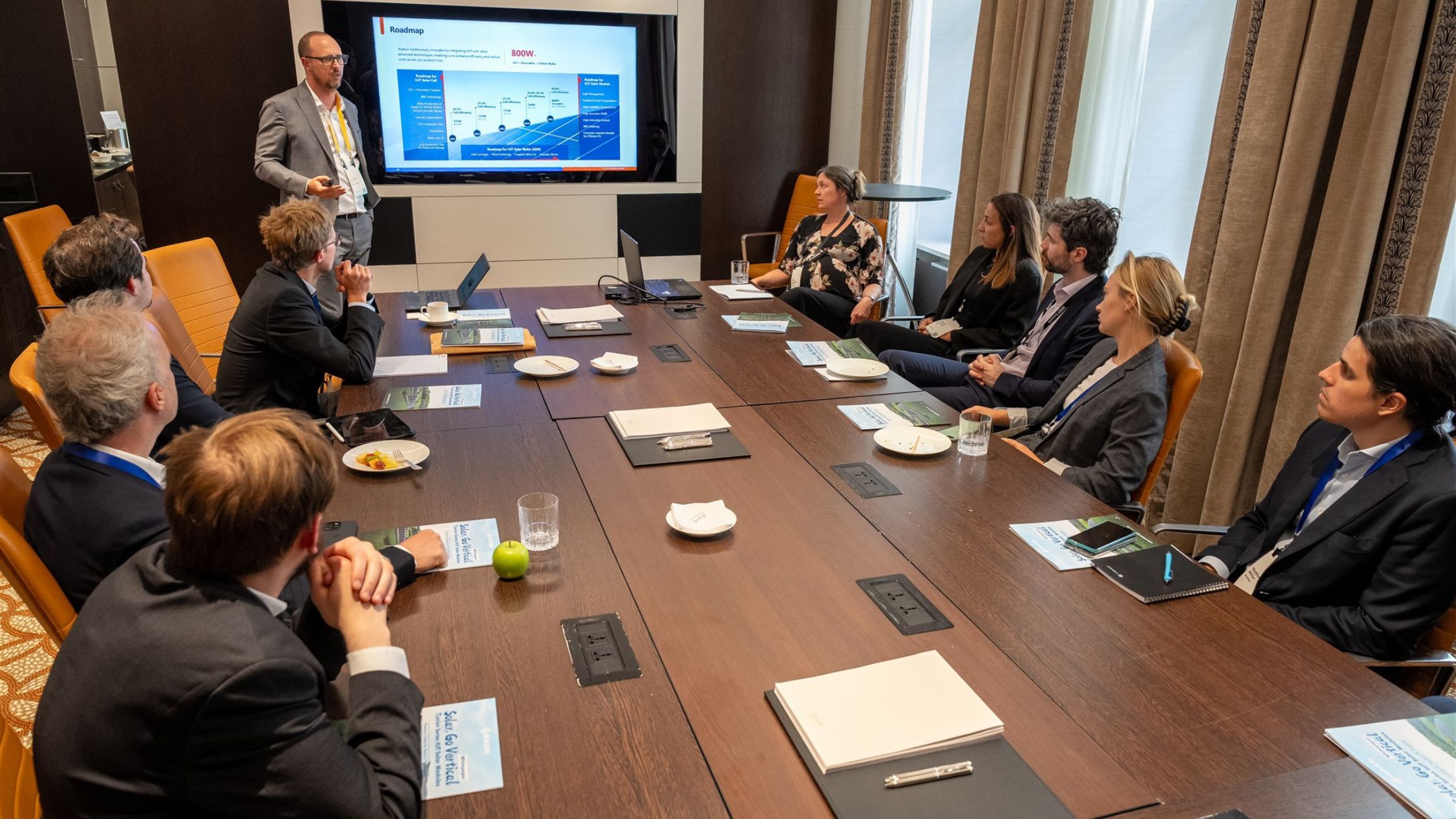 Huasun and Next2Sun Highlight Innovation and Investment Potential of HJT Vertical PV at BNEF Summit Munich 2025