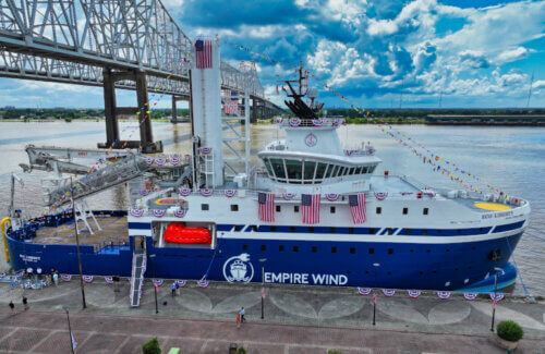 Equinor launches ECO Liberty service operations vessel for Empire Wind offshore project