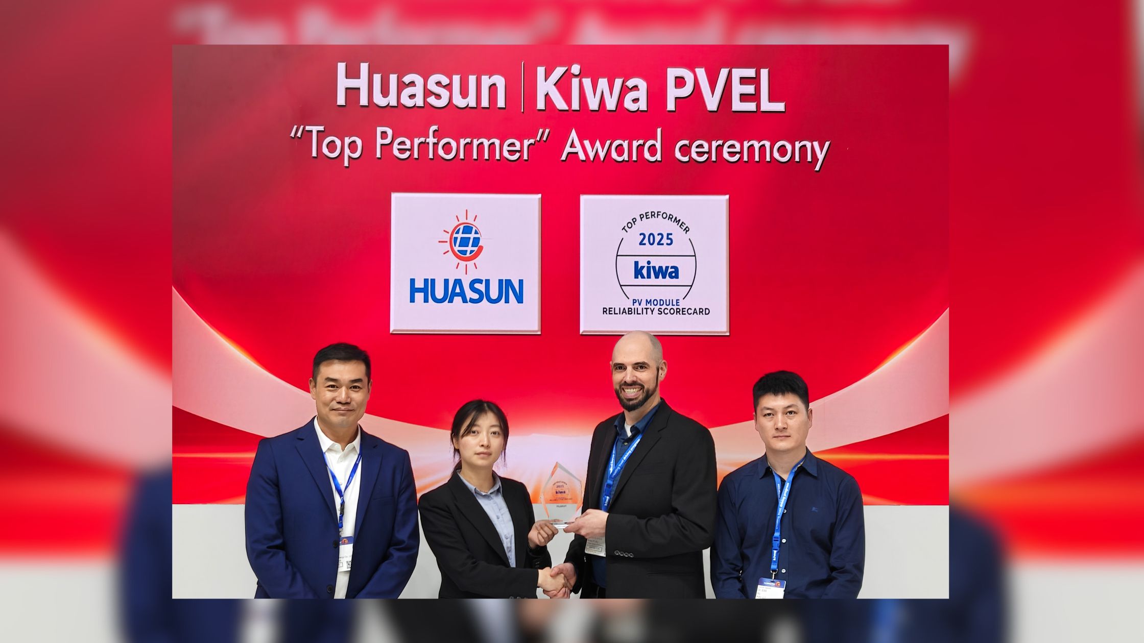 Huasun Energy Named ‘Top Performer’ in Kiwa PVEL’s 2025 PV Module Reliability Scorecard