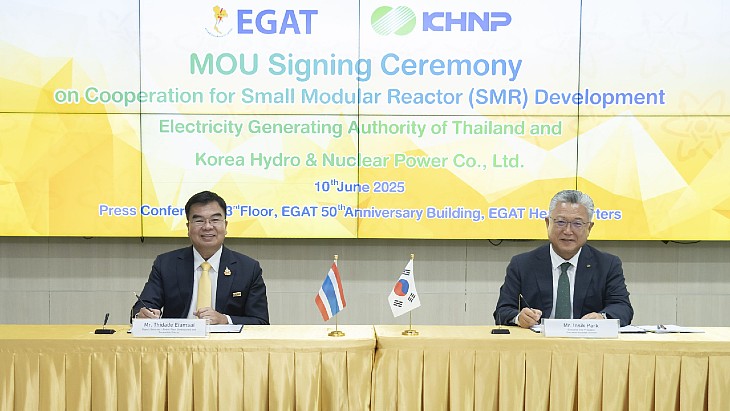 KHNP and Thailand’s EGAT to explore SMR options
