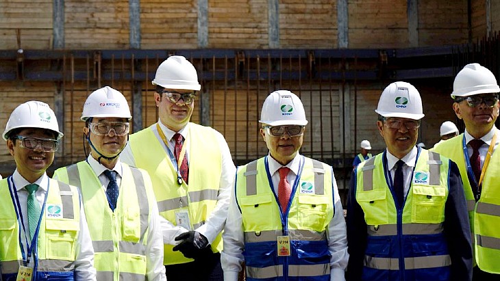 First concrete poured for tritium removal facility