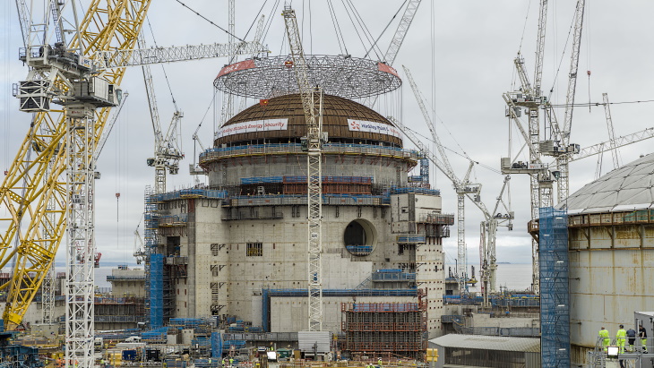 Containment dome of Hinkley Point C unit 2 installed