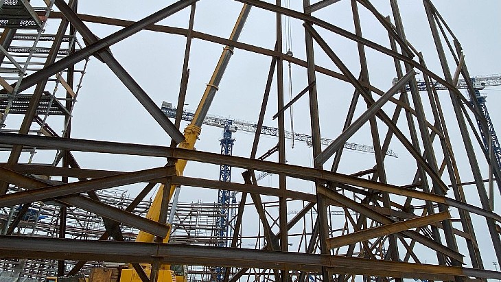 Pre-assembly under way for Leningrad 7’s inner containment