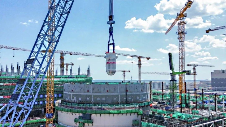 Reactor vessel installed at Xudabao 1
