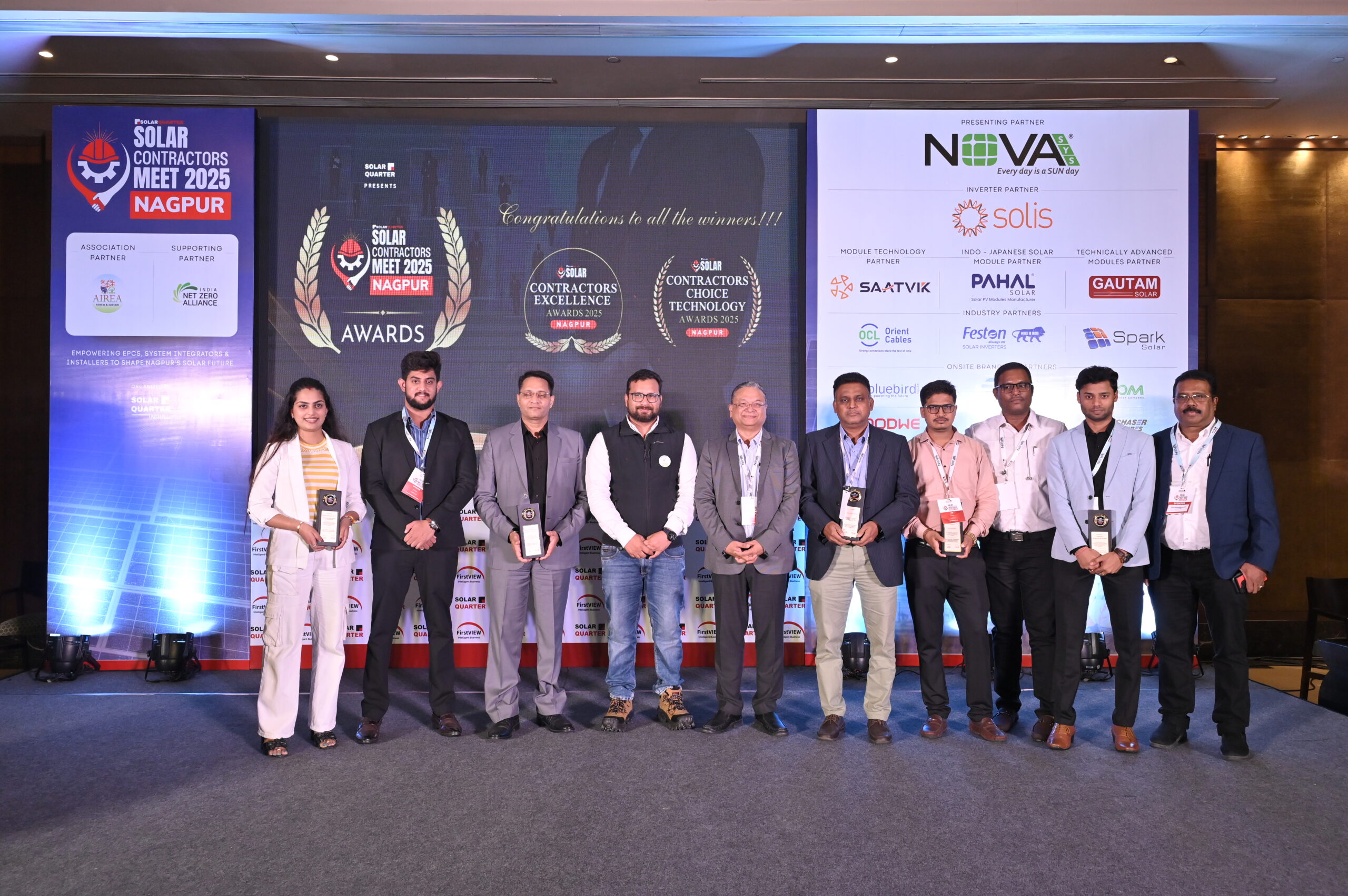 Solar Contractors Meet Nagpur 2025 Concludes with a High-Energy Celebration of Excellence in Solar Innovation