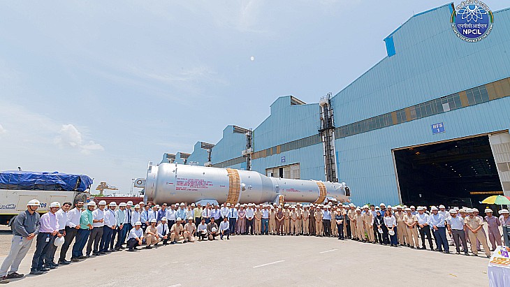 Steam generator marks milestone for Indian fleet construction