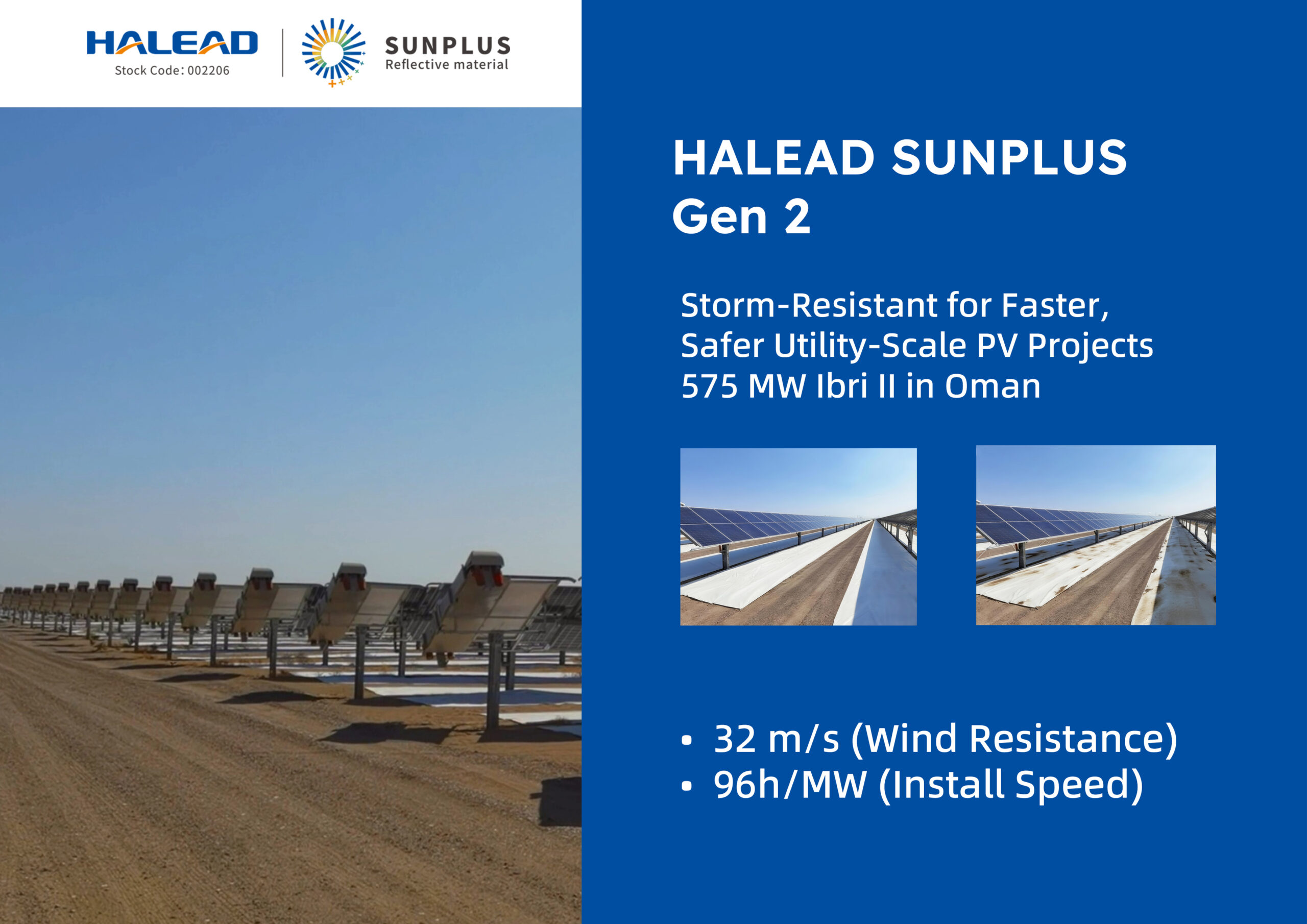 In Solar Power Stations, Solar Investors: Get 10.5% Higher Returns with HALEAD SUNPLUS ALBEDO Technology!