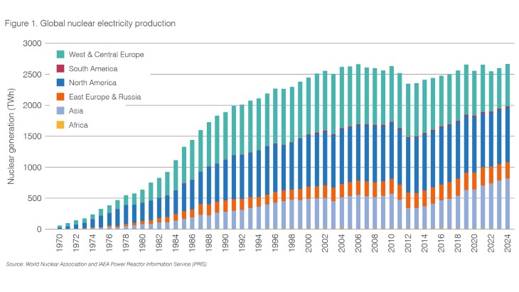 Record-breaking year for nuclear electricity generation
