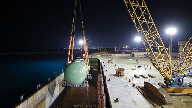 In pictures: Reactor vessel delivered for El Dabaa unit I