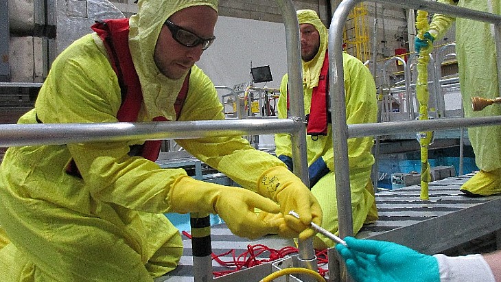 Advanced fuel material samples ready for irradiation testing