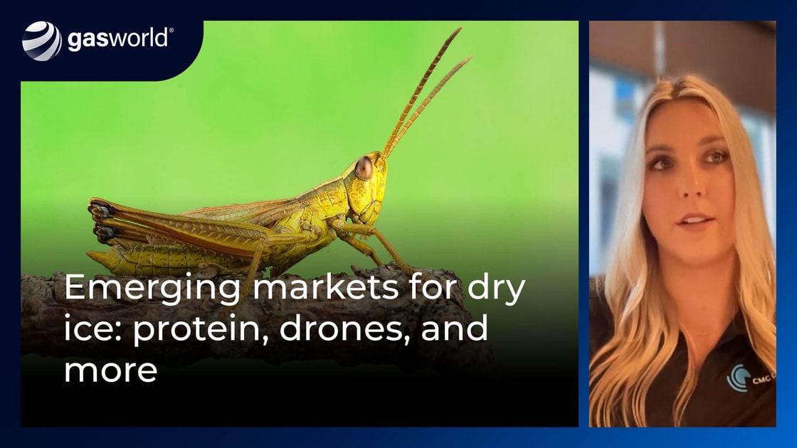 Video | Emerging markets for dry ice: protein, drones, and more