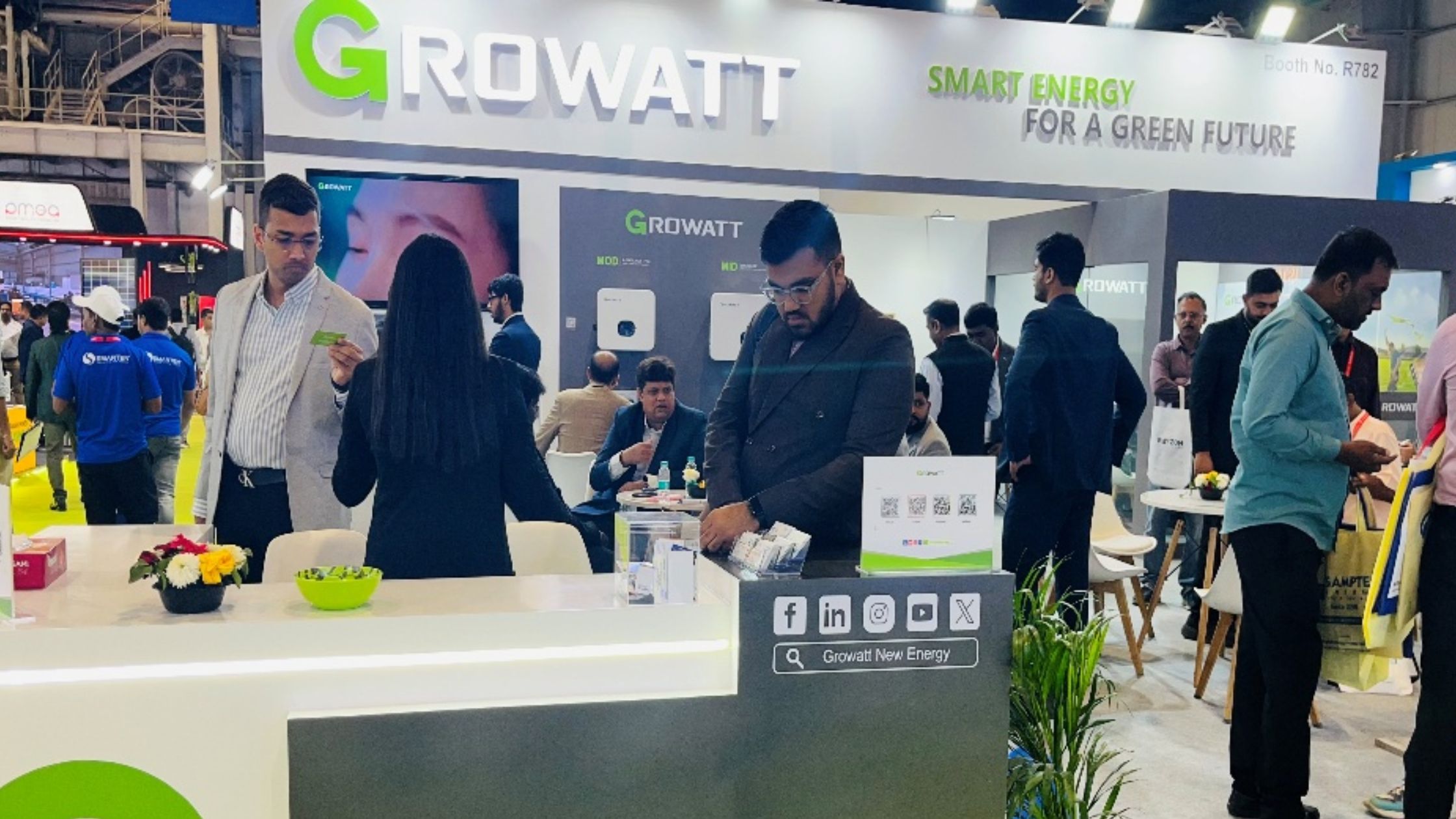 Growatt Showcases Next-Gen Inverter Solutions at REI Expo India 2025
