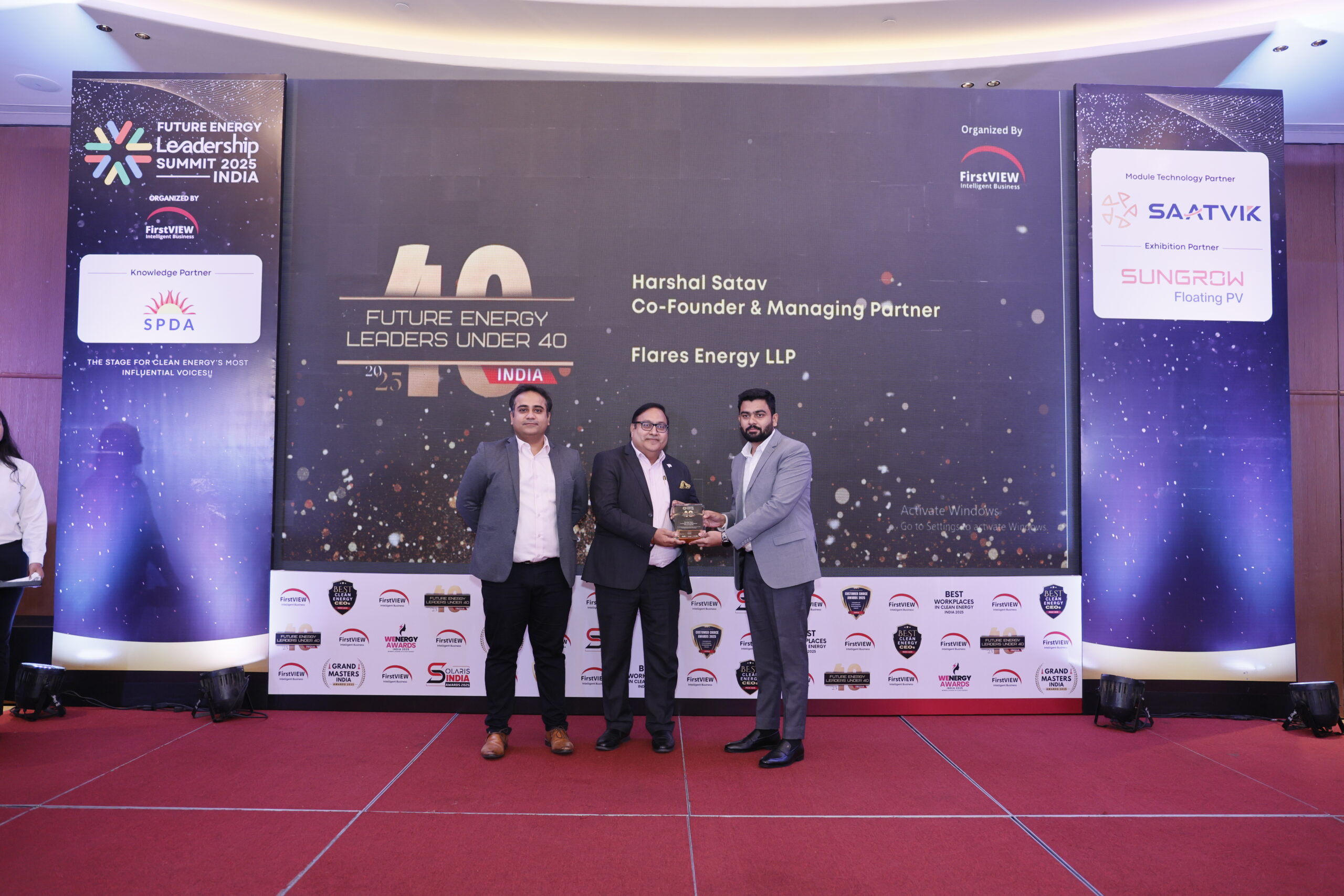 Flares Energy’s Harshal Satav Wins “Leaders Under 40” Honor at Future Energy Leadership Summit 2025