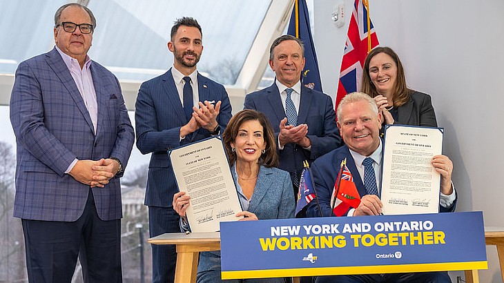 New York, Ontario team up for nuclear