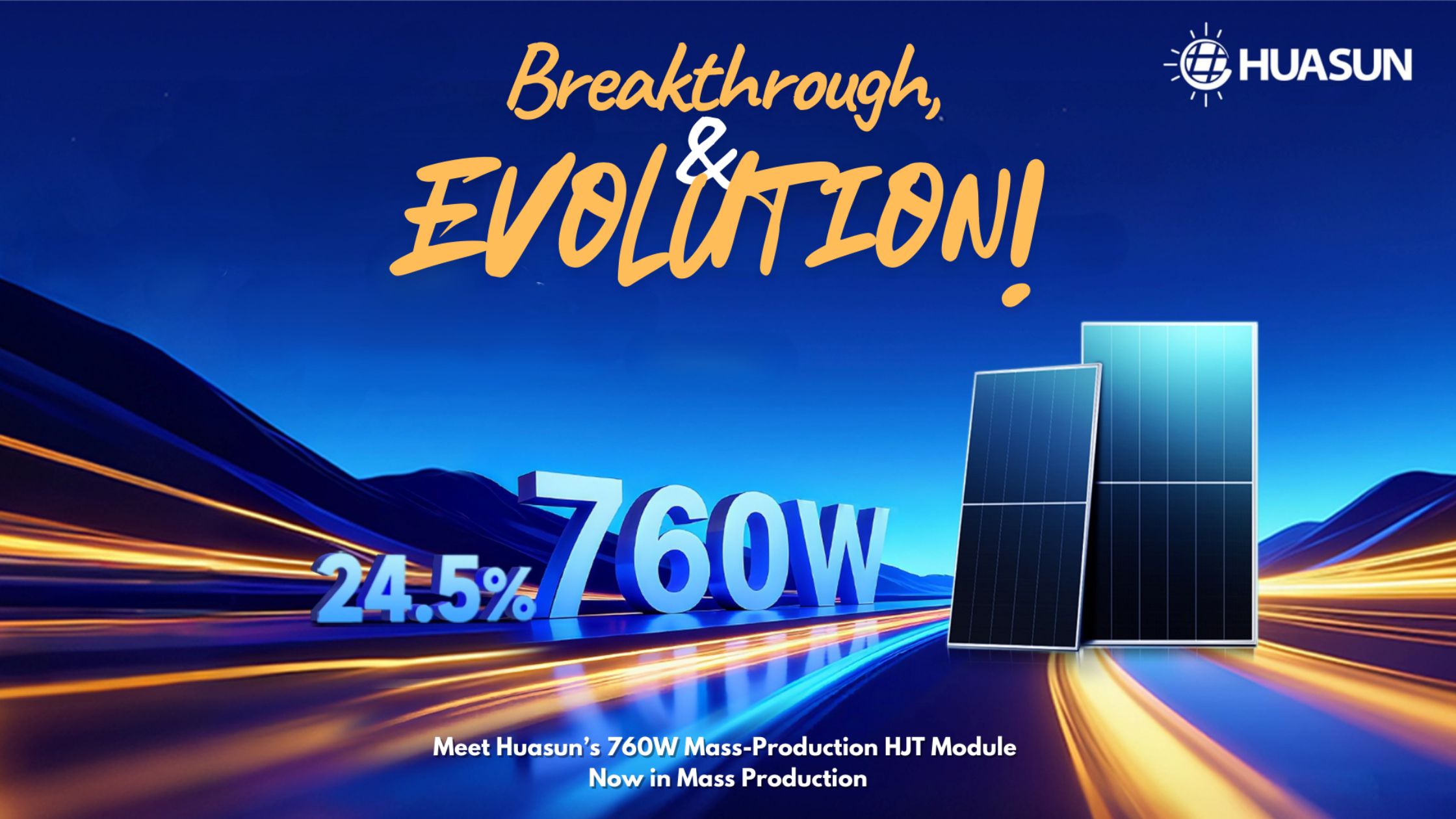 Huasun Chairman Jimmy Xu Unveils 760W–2000V HJT Module, Delivering Lower System Cost & Higher PV Project Economy