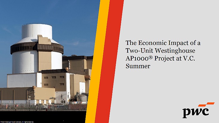 Report outlines economic benefits from US plant completion