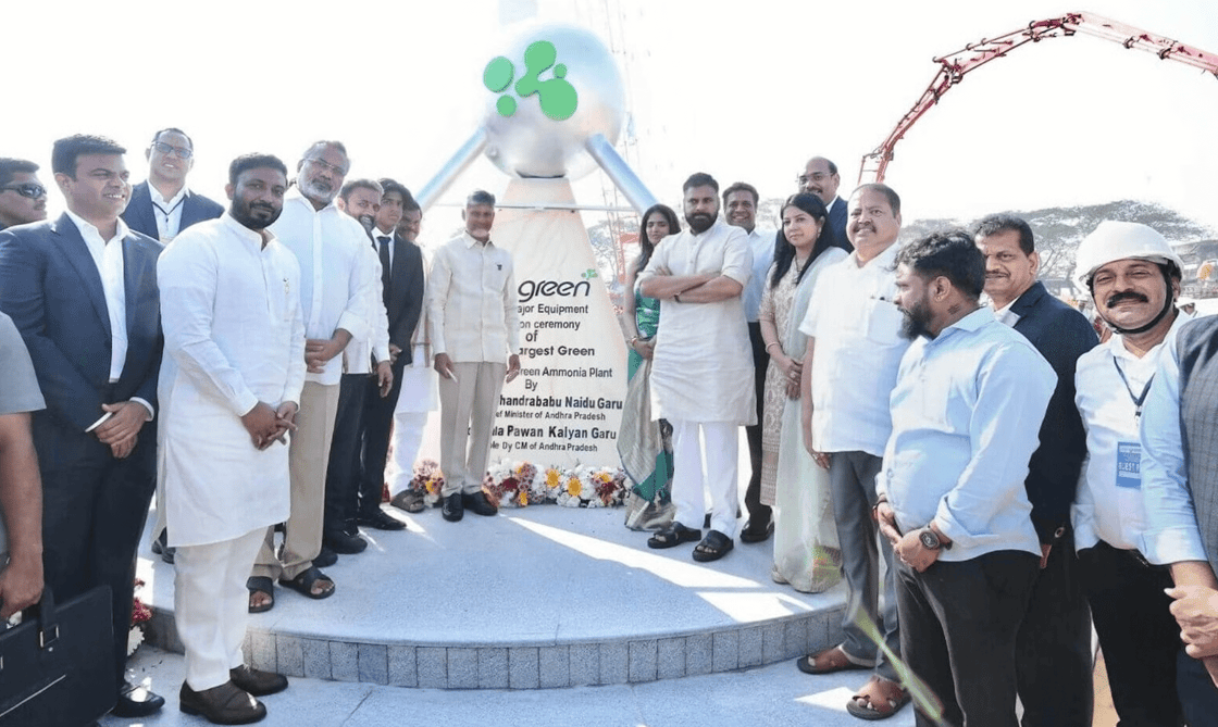 AM Green breaks ground on huge Indian green hydrogen-based ammonia plant