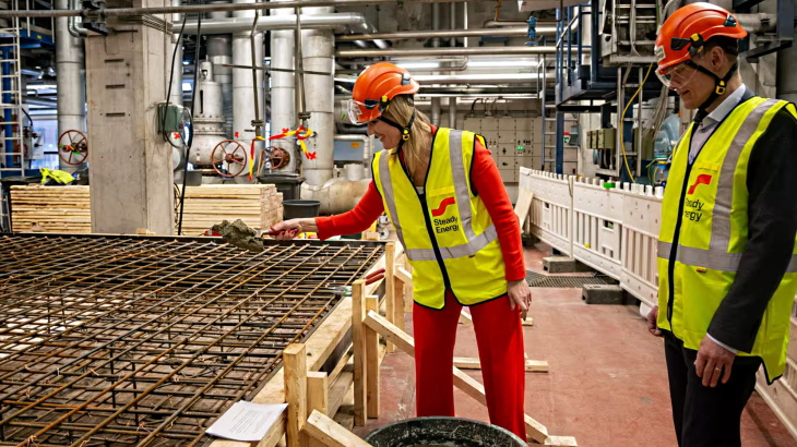 Construction of Steady Energy pilot plant begins