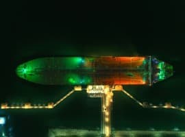 Iranian Drone Sets Kuwaiti Oil Tanker on Fire