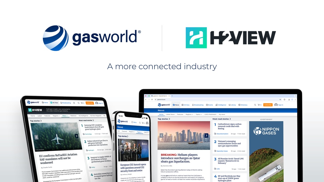 gasworld to launch unified platform for industrial gas and hydrogen
