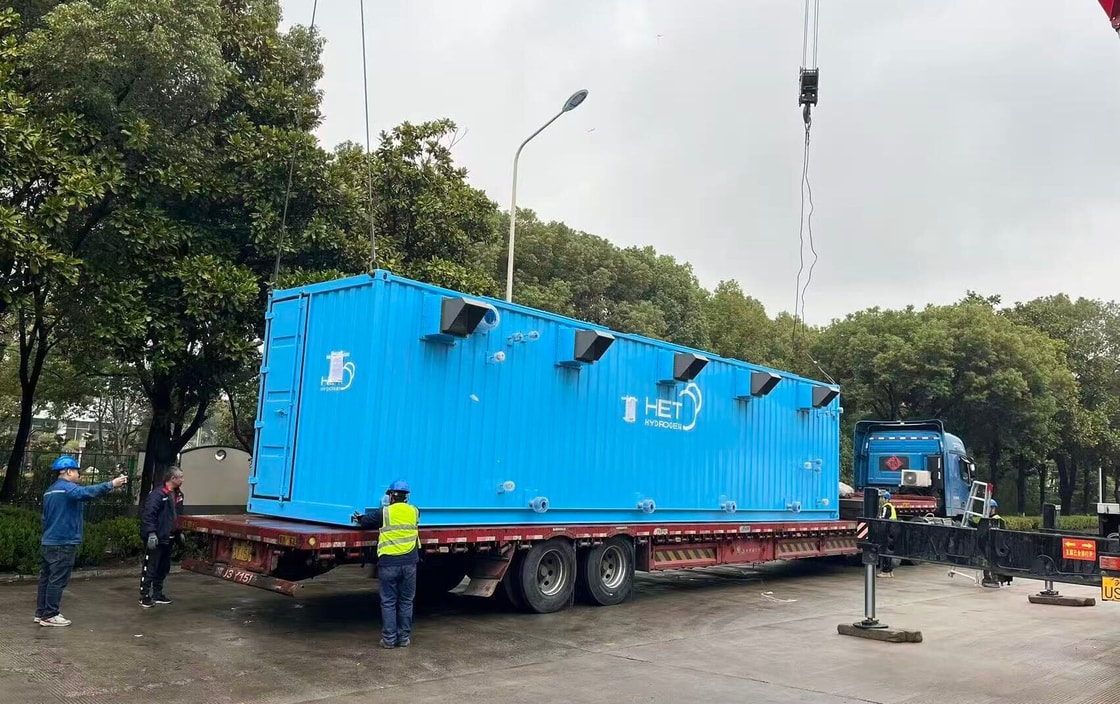 Horizon subsidiary delivers 5MW AEM electrolyser to customer site