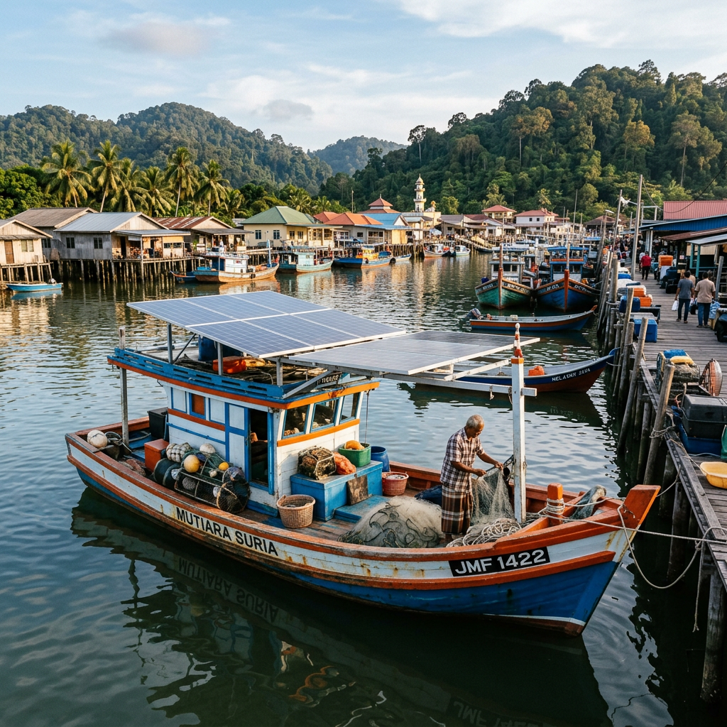 Solar-Powered Boats Transform Livelihoods Of B40 Fishermen In Mersing, Malaysia