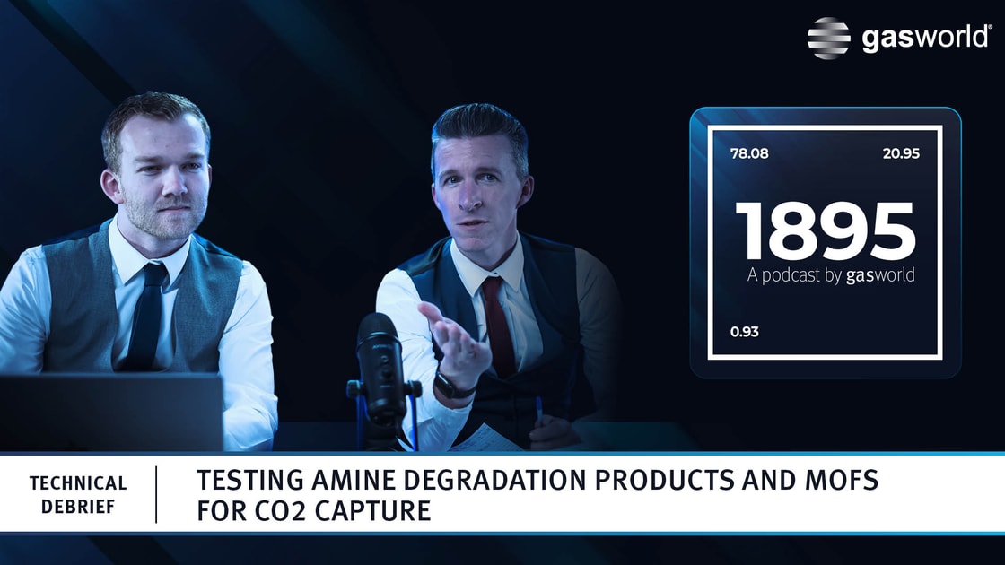 Podcast | Technical debrief: testing amine degradation products and MOFs for CO2 capture