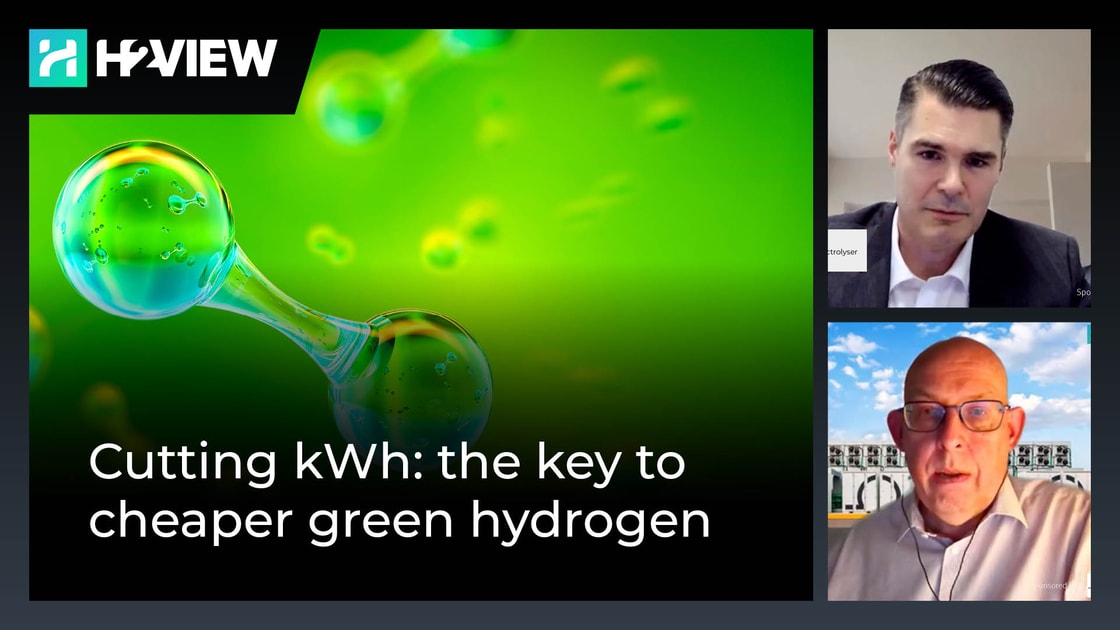 Video | Cutting kWh: the key to cheaper green hydrogen