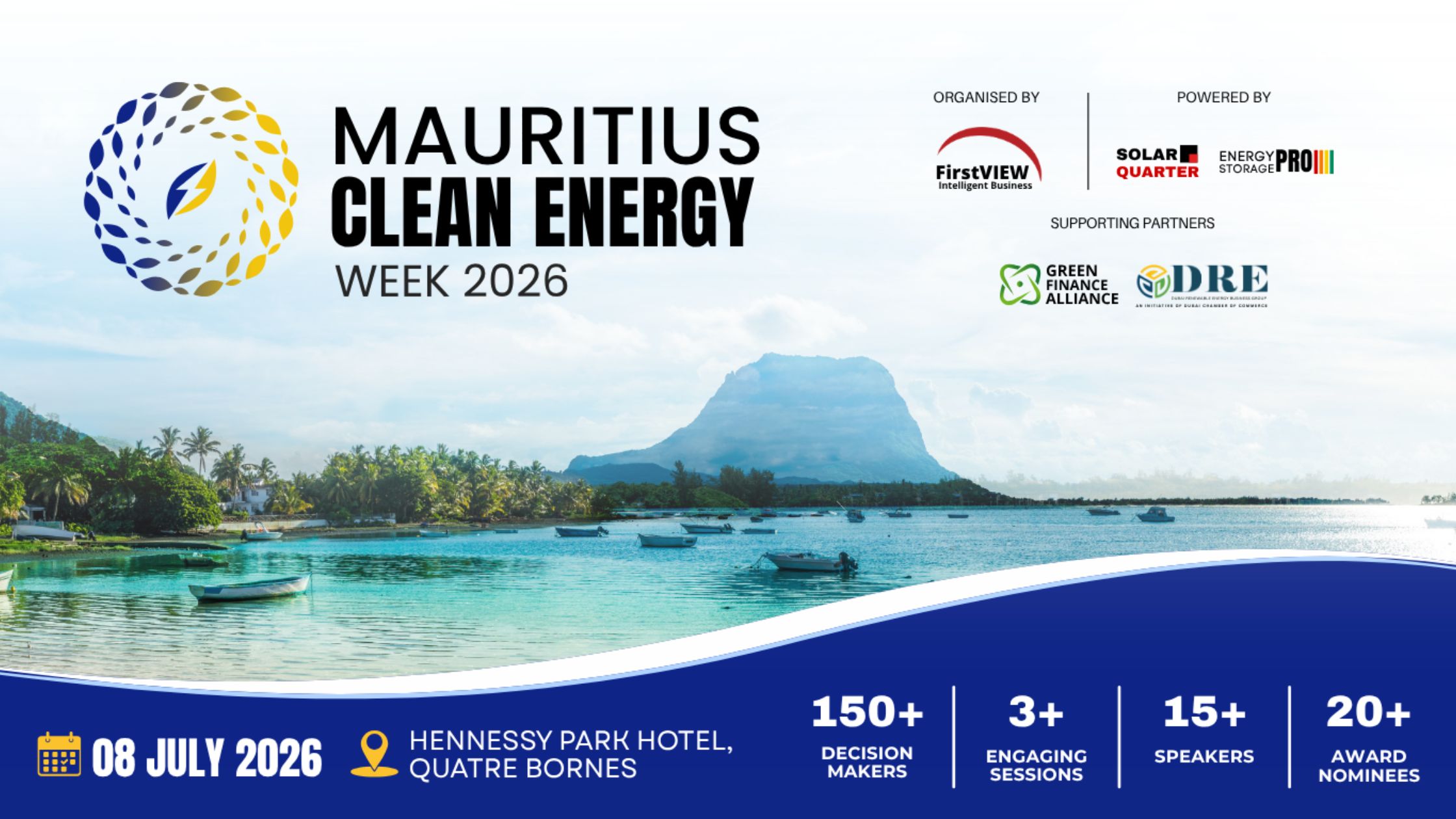 Mauritius Clean Energy Week 2026 to Spotlight the Island’s Next Wave of Solar, Storage & Smart Energy Growth This July  
