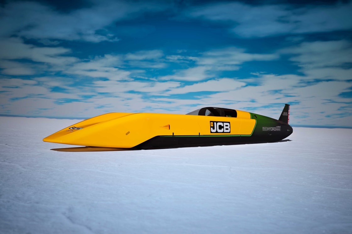 JCB sets out to beat 20-year land speed record with hydrogen engine car