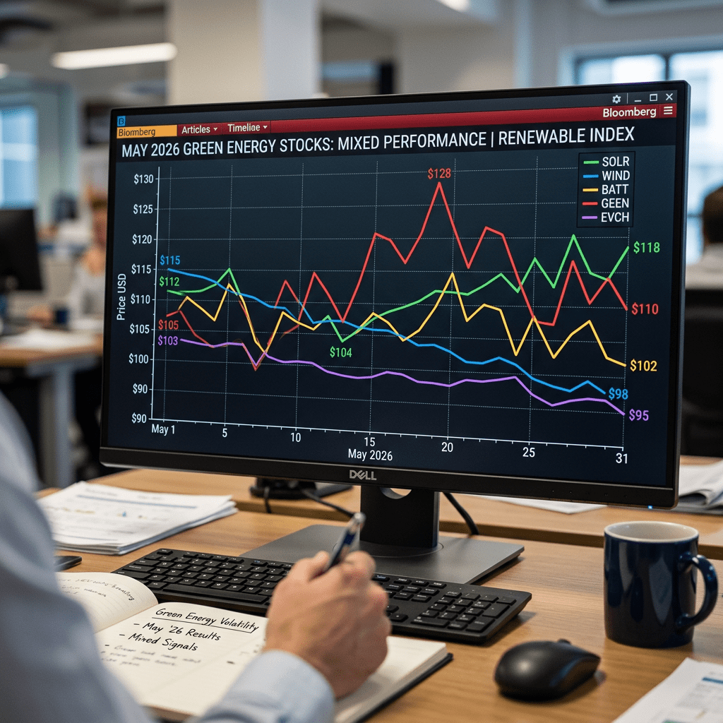 Green Energy Stocks Trade Mixed As Investors Show Selective Buying Interest (20 May 2026)