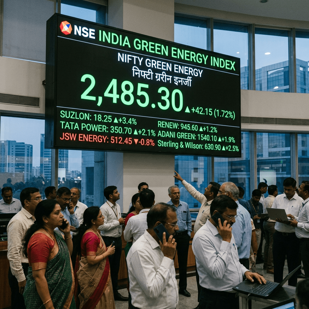 Green Energy And Mobility Stocks Show Mixed Trend As Select Heavyweights Rally Amid Market Weakness (26 May 2026)