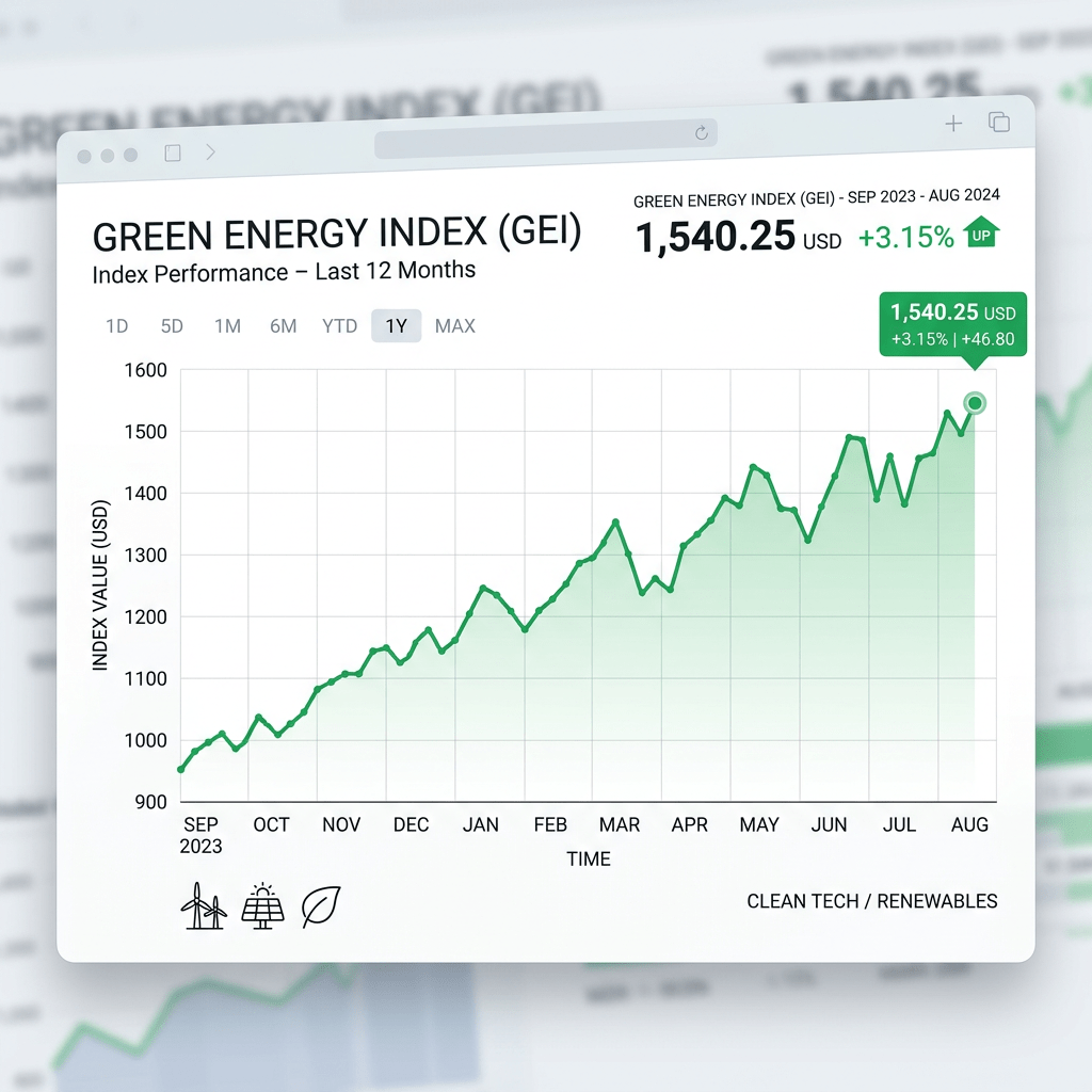 Green Energy Sector Sees Mixed Trading As Clean Power Stocks Gain Momentum Amid Market Volatility (27 May 2026)