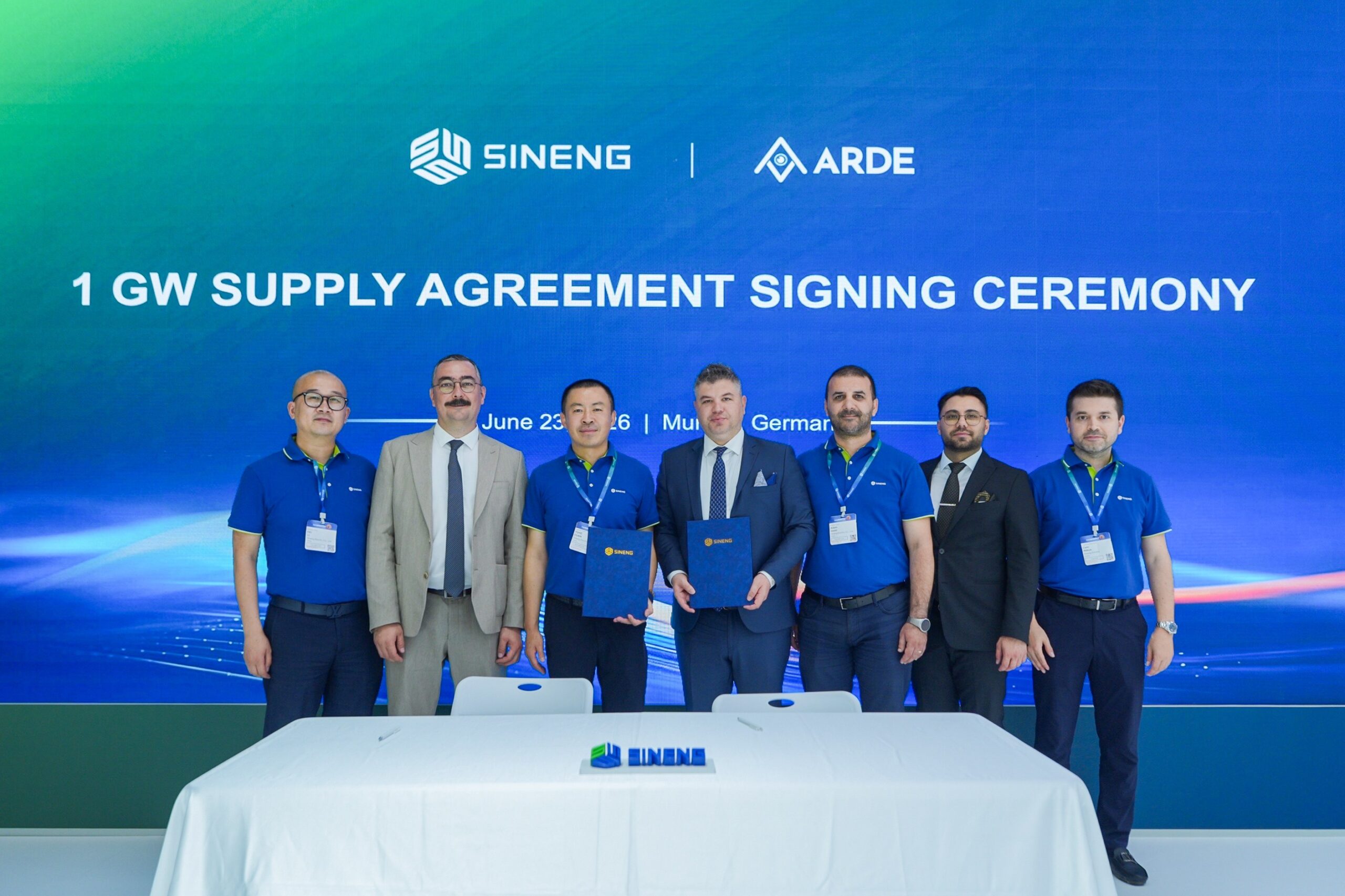 Sineng Electric and Arde Enerji Sign 1 GW Supply Agreement to Advance Turkey’s Clean Energy Transition