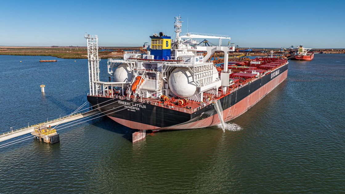 Fortescue to charter 12 new CMB.Tech ammonia-ready vessels