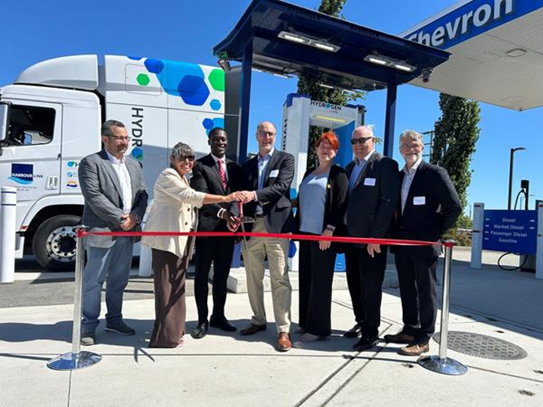 Canadian hydrogen supplier opens heavy-duty refuelling station