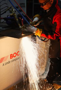 BOC showcases latest oxy-hydrogen fuel cutting tech to BCGA