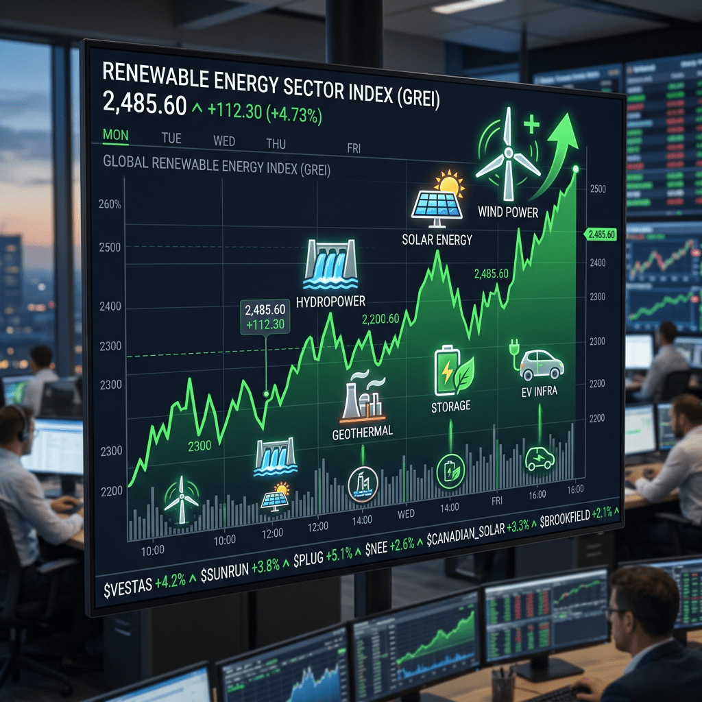 Renewable Energy Stocks Show Mixed Performance As Indian Markets End Lower (03 June 2026)