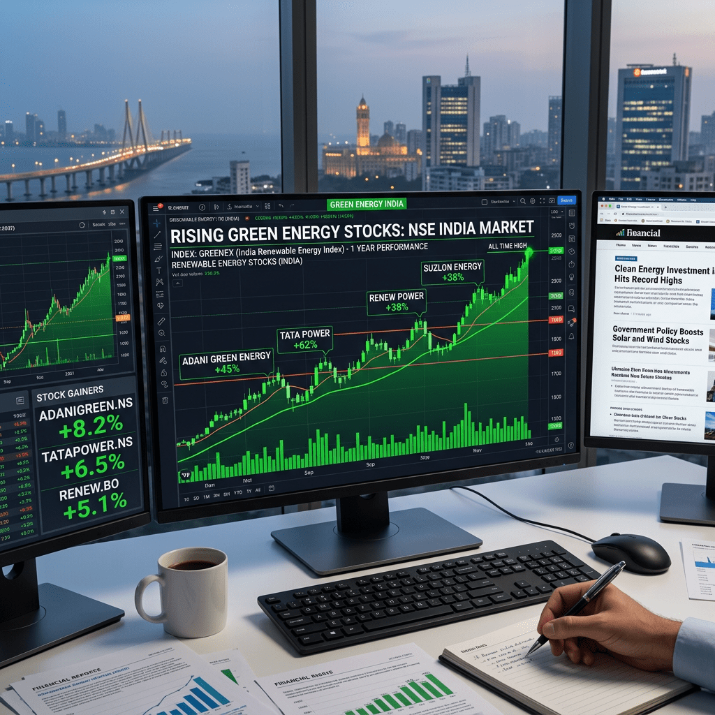 Green Energy Stocks Drive Market Momentum As Sensex And Nifty End Higher (18 June 2026)
