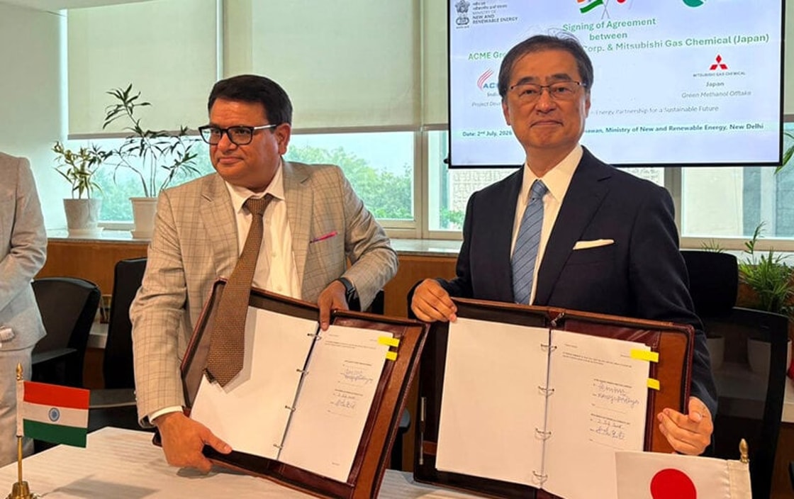 Mitsubishi Gas Chemical to buy 100,000 tonnes per year of Acme green methanol