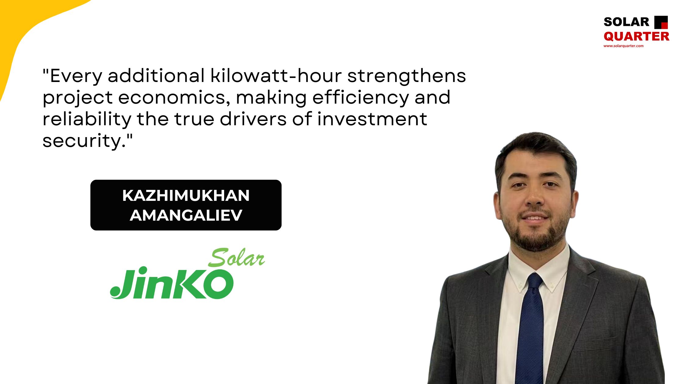 Jinko Solar’s Kazhimukhan Amangaliev on Driving Greater Value with Tiger Neo 3.0