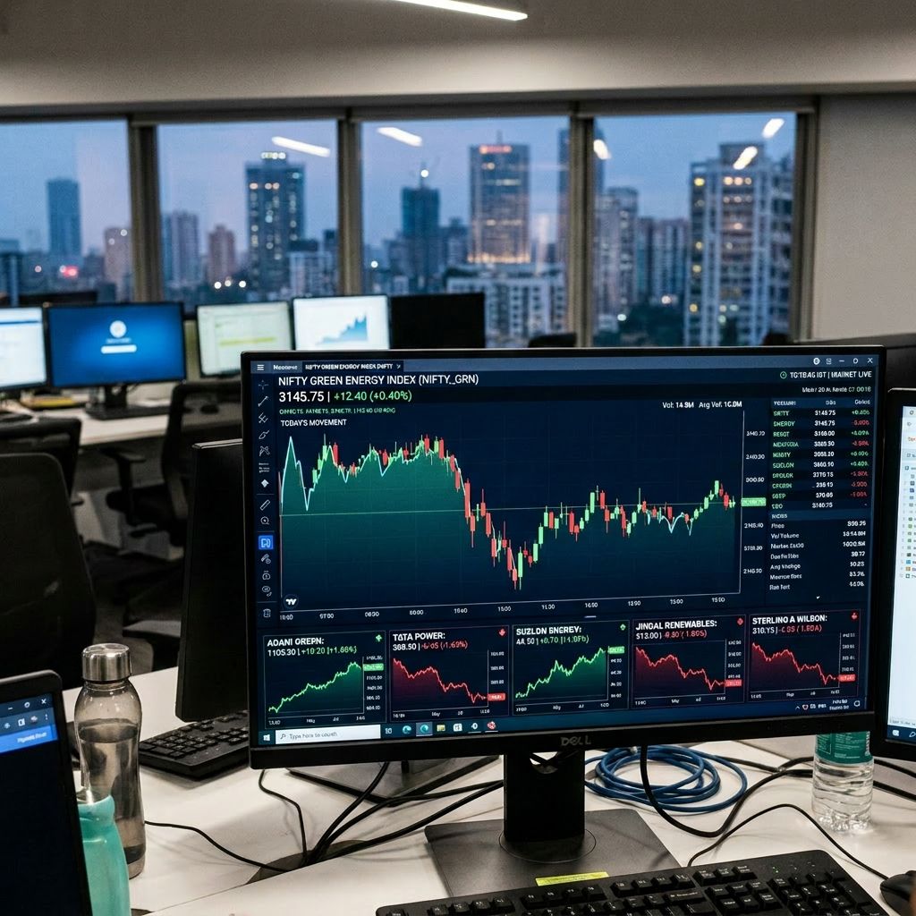 Green Energy Stocks Show Mixed Trend As Indian Markets End Higher On July 2